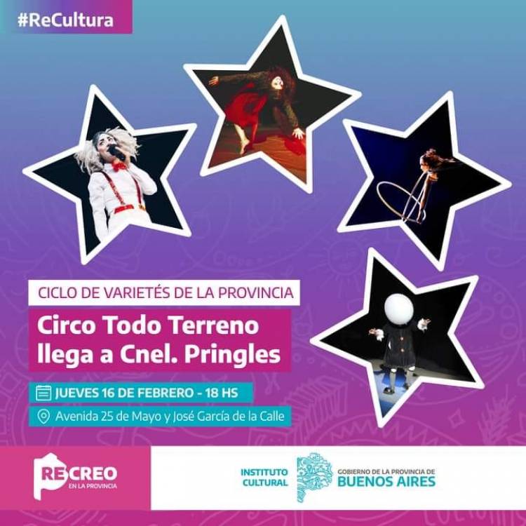 El ciclo “Varieté de Circo” llega a Coronel Pringles