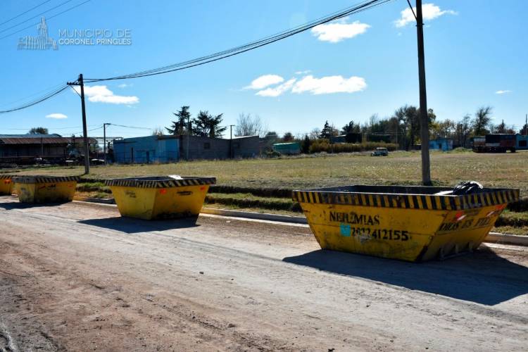 Aviso a la comunidad: volquetes para residuos domiciliarios