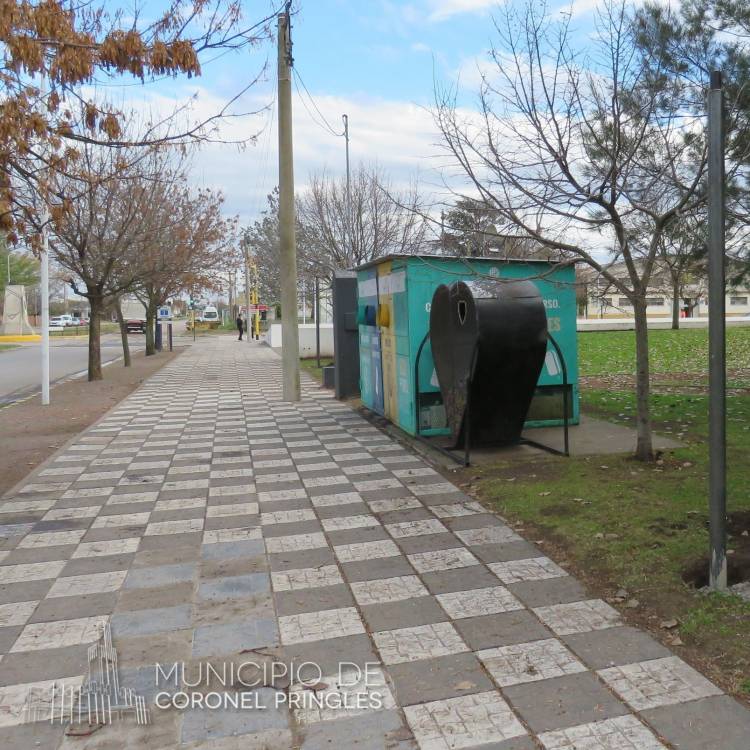 Iluminación en la Plaza San Martín