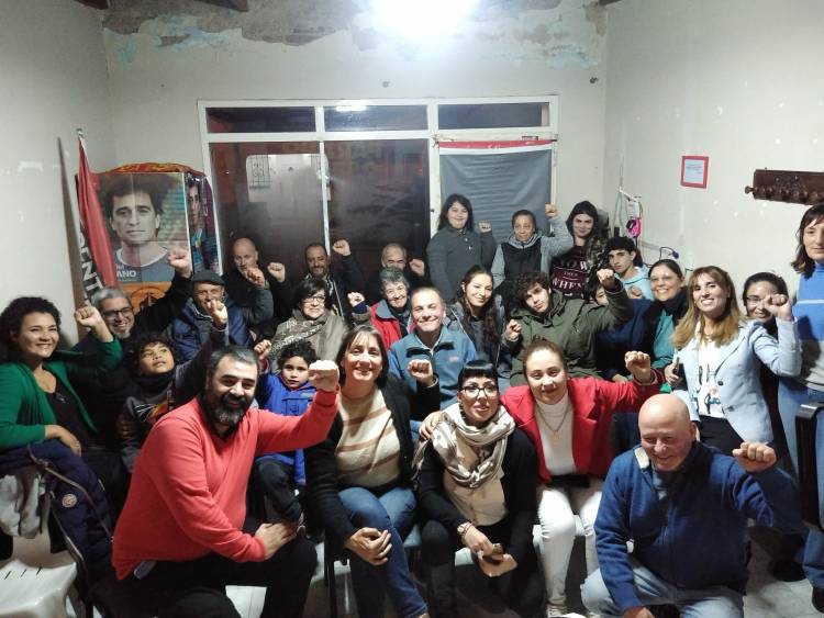 Romina del Plá dio su apoyo a la única lista de la Izquierda en Pringles