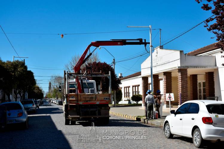 Nueva obra de alumbrado público en la ciudad