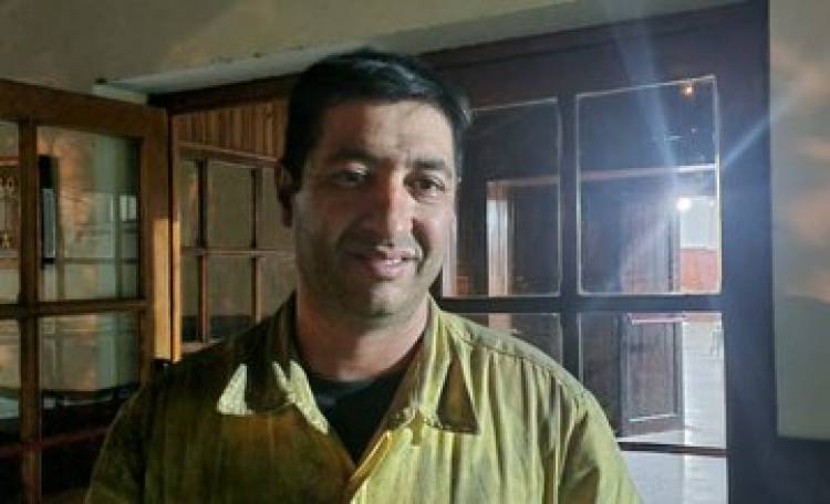 Un bombero agradeció el trabajo de voluntarios: "Es una caricia al corazón"