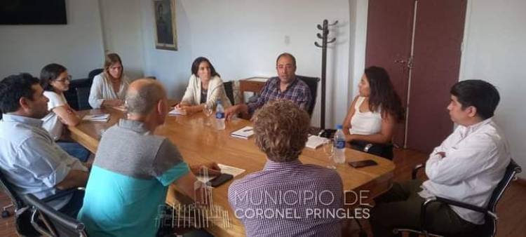 Importante reunión de trabajo entre la Comuna local y la UPSO