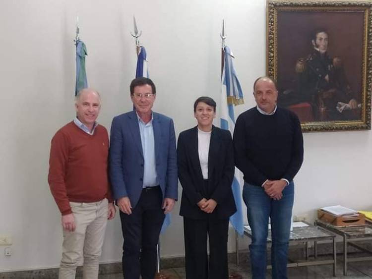 Río Quequén: Chalde, Matzkin, Garate y Gómez firmaron un Convenio