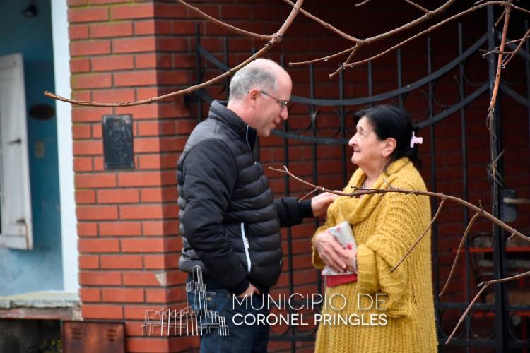 El Intendente Matzkin recorrió obras y conversó con vecinos 
