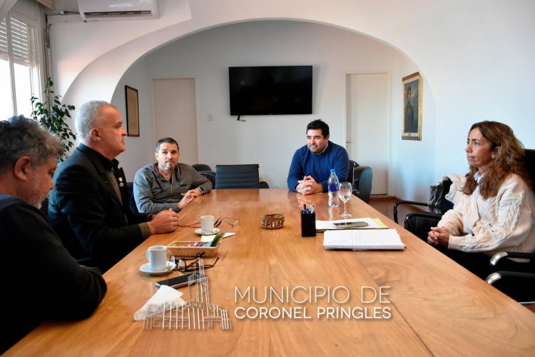 La Intendente Interina Amondarain recibió a miembros del Consejo de Salud Provincial