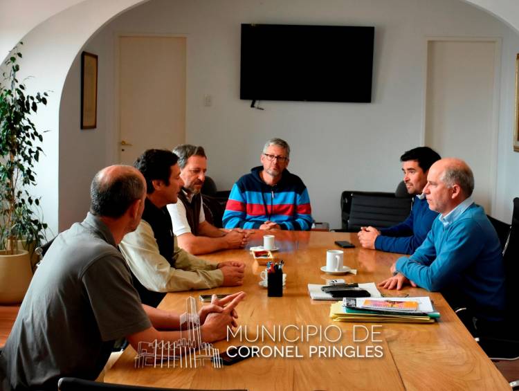Matzkin se reunió con el Director del INTA Bordenave