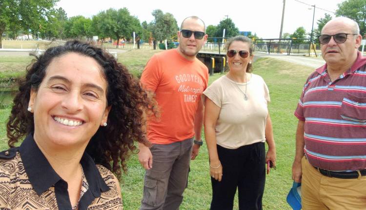 Consejeros Escolares locales recorrieron el Balneario Municipal y la Escuela 30 