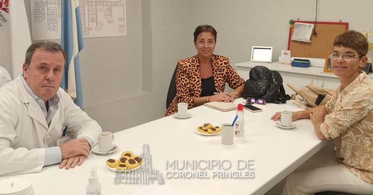 Visitó el Hospital local la Secretaria de Salud de Tornquist Noela Baier
