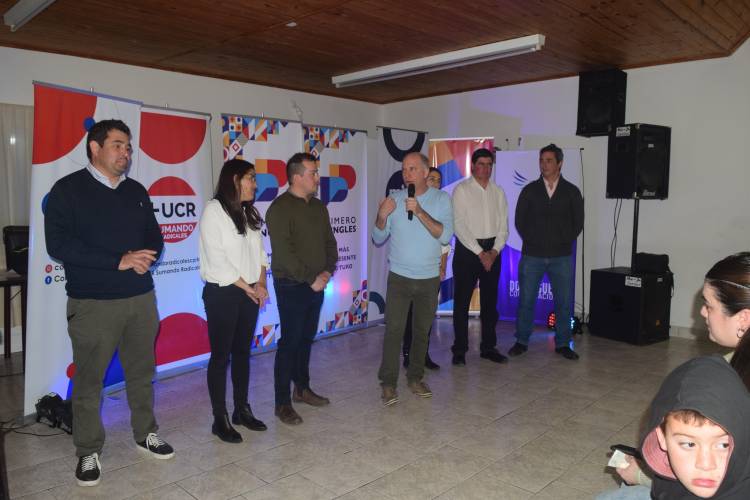 Presentación de la lista oficialista en Indio Rico