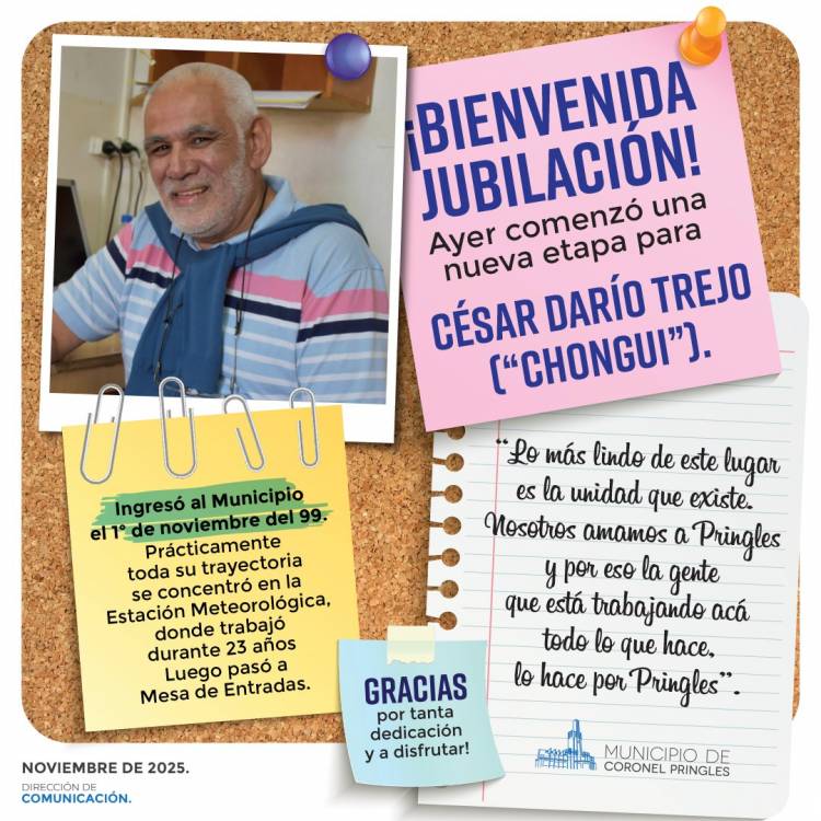 Bienvenida Jubilación