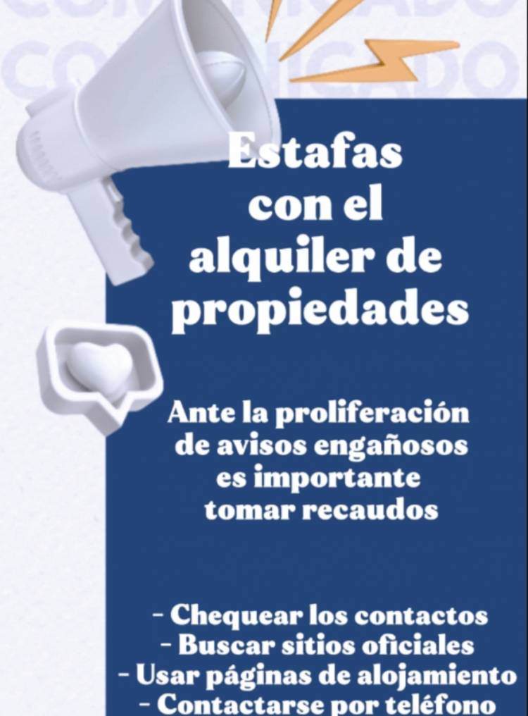 Estafas con el alquiler de propiedades para vacacionar