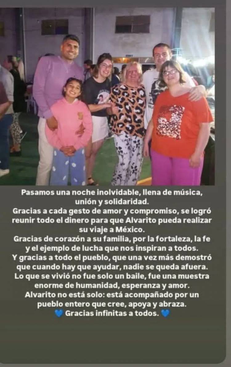 Alvarito consiguió el dinero para el tratamiento y viaja a México!!!