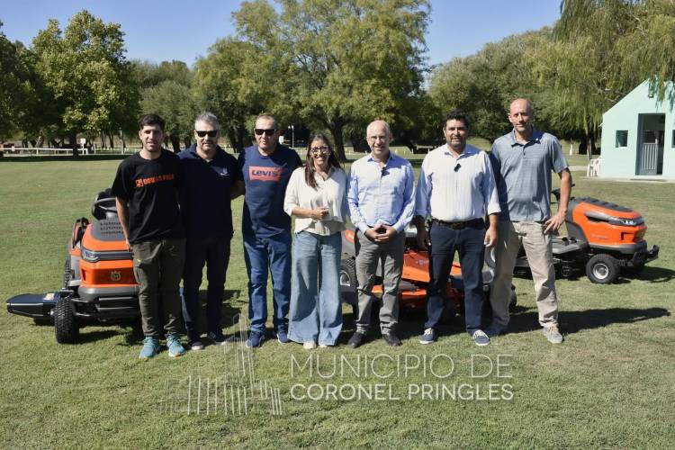 Nuevo equipamiento para el mantenimiento de espacios verdes