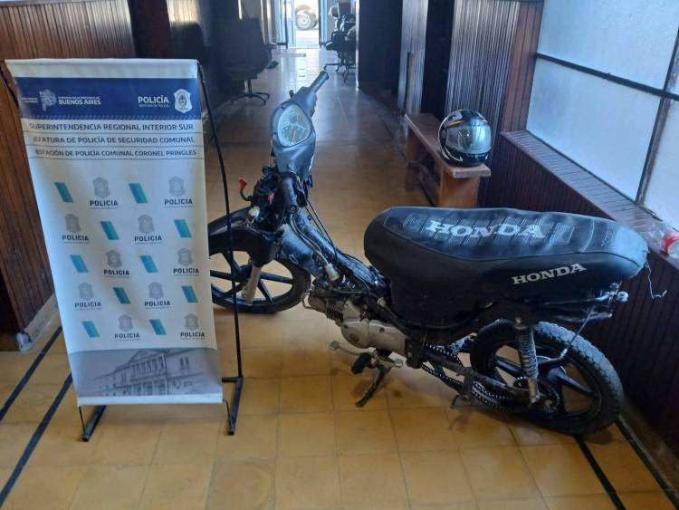 Policial: Hallan una motocicleta y hay un imputado por el hecho