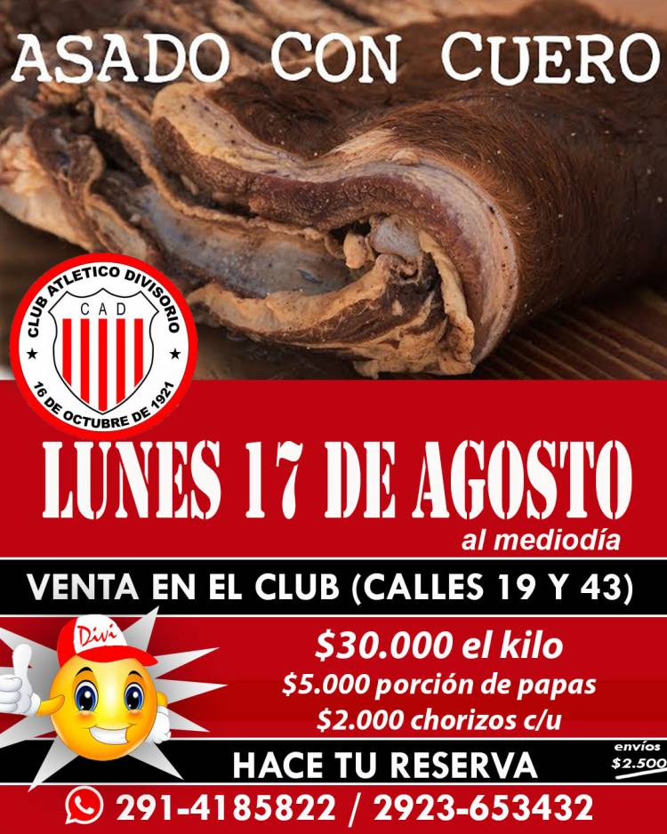 Venta de Asado con Cuero