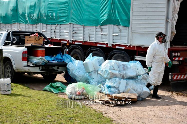 Se realizó una nueva jornada de recepción de envases vacíos de fitosanitarios